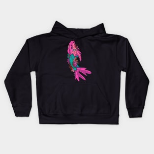 Mermaid of pink Kids Hoodie